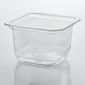 TTM - Food Container, 32 oz Square PET Clear Base, 600 count