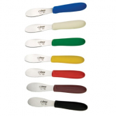 Winco - Sandwich Spreader, 3.625x1.25 with Assorted Color PP Plastic Handles