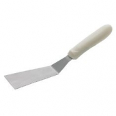 Winco - Grill Spatula with Offset, White PP Plastic Handle, 4.25x2.1875 Blade