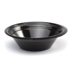 Pactiv - Bowl, 4 oz Laminated Black Foam