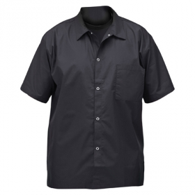 Winco - Chef Shirt, Black, Large