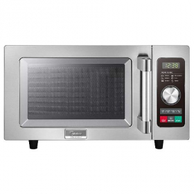 Midea - Microwave Oven, Commerical Light Duty, 1000W 25 Liter Capacity with Dial and Touch Controls,