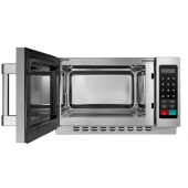Midea - Microwave Oven, Commercial Medium Duty, 1000 W 34 Liter Capacity with Push Button Controls,
