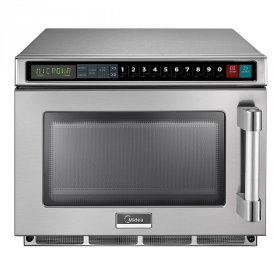 Midea - Microwave Oven, Commercial Medium Duty, 1200 W 17 Liter Capacity with Keypad Controls, Stain