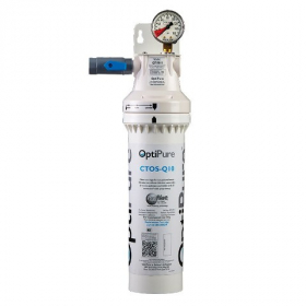 OptiPure - Water Treatment System Single-Cartridge QTI10-1, 16.1x6x4, Applications: Ice, Coffee, Ste