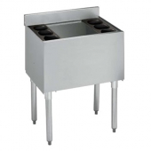 Krowne Metal - Jockey Box, 1800 Series 30&quot; Ice Bin with Cold Plate, 18.5x30 Stainless Steel Top and