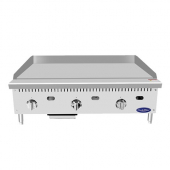 Atosa - CookRite Thermostatic Griddle with 3 Independent Manual Control Burners, Countertop 36x28.6x