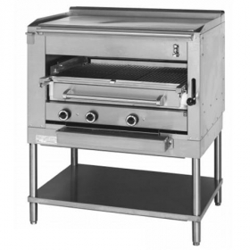 Montague Company - Legend Overfired Broiler, 36&quot; Heavy-Duty with Plancha Top