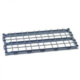 Nexel - Dunnage Shelf, 48x18 Wire, 1&quot; Square Steel Tubing with Removable Decking, 1300 Lb Load Capac