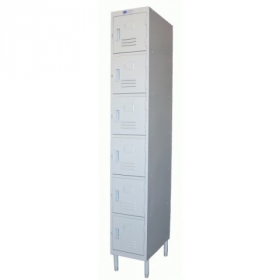 GSW - Lockers, 6 Door Premium Steel, 12x16x77