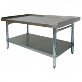 GSW - Equipment Stand, 30.5x48.5x24 All Galvanized with 1&quot; Upturn on 3 Sides