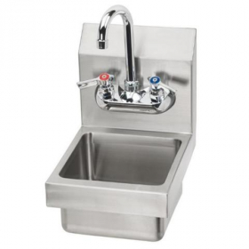 Krowne Metal - Hand Sink, 9&quot; Space Saver Wall Mount Stainless Steel, 9x13x12 with 5&quot; Deep Bowl