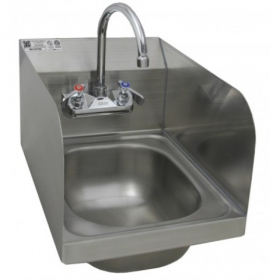 GSW - Hand Sink, Space Saver Wall Mount 17.875x12.5x13.375 with 7.75&quot; Deep Bowl with Welded Splash G
