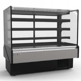 Hydra-Kool - Bakery Display Case, Refrigerated with Tempered Glass Sides and Rear Removable Sliding