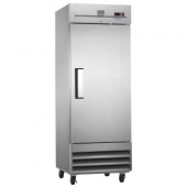 Kelvinator - Refrigerator, 1 Solid Door Reach-In, 32.7x76.8x26.8 Stainless Steel, 23 cu. ft., each