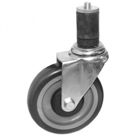 GSW - Caster with Rubber Stem, 5&quot; Wheel
