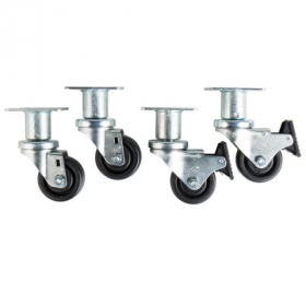 Pitco - Fryer Casters, 3&quot; Swivel and 6&quot; Height Increase with 2 Locking and 2 Non-Locking