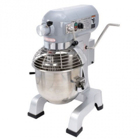 Adcraft - Commercial Planetary Mixer, 20 Quart with 3 Speeds, with Stainless Steel Safety Guard, Wir