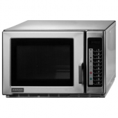 Amana - Microwave Oven, Commercial Medium Duty, 1200 W 1.2 cu ft Capacity with Push Button Controls,