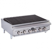 Royal Range - Radiant Charbroiler with Natural Gas, 4 Burners, 30.5x24 Stainless Steel, 60,000 BTU