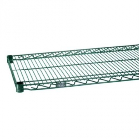 Nexel - Shelving, 48x18 Wire with Poly-Green Epoxy with Nexgard Antimicrobial Coating, each