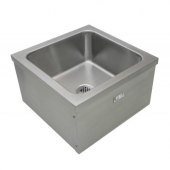 GSW - Mop Sink, 24x24x14 Stainless Steel Floor Mount, each