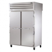 True - Freezer, 2 Solid Door Reach-In with HydroCarbon Refrigerant, 52.x33.75x77.75 Stainless Steel