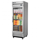 True - Refrigerator, 1 Glass Door Reach-In, 27x24.5x75.5 T-Series