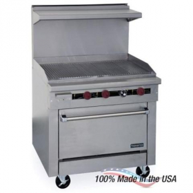 Therma-Tek - Gas Range with 36&quot; Griddle and 26&quot; Oven, 57.5x36x41.25
