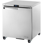 True - Undercounter Refrigerator, Low Profile, 27.625x31.875x31.125 Stainless Steel Top, Sides and D