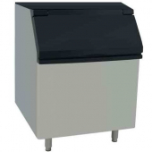 Atosa - Ice Machine, 450 Lb Half-Diced Cube, 30.2x24.45x21.7 Stainless Steel with Plastic Bin Door,
