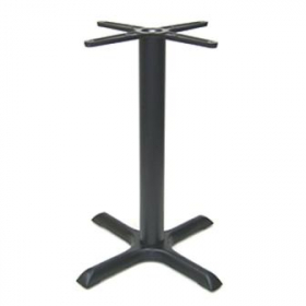 Amko - Outdoor Table Base, 28&quot; Height Black Cast Iron