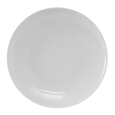 Tuxton - Florence Plate, 9&quot; Porcelain White