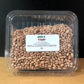 E - Pinto Beans Triple Cleaned, 3 Lb
