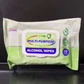 A - Alcohol Wipes with 75% , 50 count pack