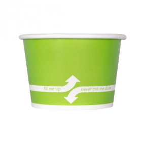 Karat - Hot/Cold Paper Food Container, 8 oz Green