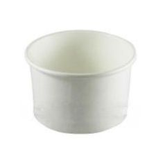 Karat - Hot/Cold Paper Food Container, 20 oz White, 600 count
