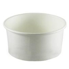 Hot/Cold Paper Food Container, 24 oz White, 600 count