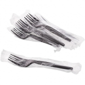 Fork, Black Medium Heavy Weight Wrapped, 1000 count