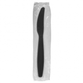 Fork, Heavy Black PS Plastic, Individually Wrapped, 1000 count