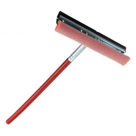 Winco - Window Squeegee with Sponge, 12&quot; with 23&quot; Handle