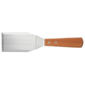 Winco - Turner for Hamburger with Offset, 5x3 Blade with Wooden Handle