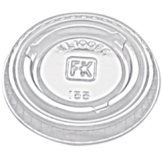 Fabri-Kal - Portion Cup Lid, PET Plastic, Fits .75 - 1 oz Cup