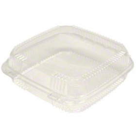 Pactiv - Food Container, 1 Compartment Hinged Smartlock Clear Plastic, 62 oz