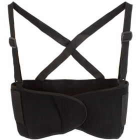Back Support, Extra Large, Elastic Back Panel, Velcro Material Front Panels with Wide Detachable Ela